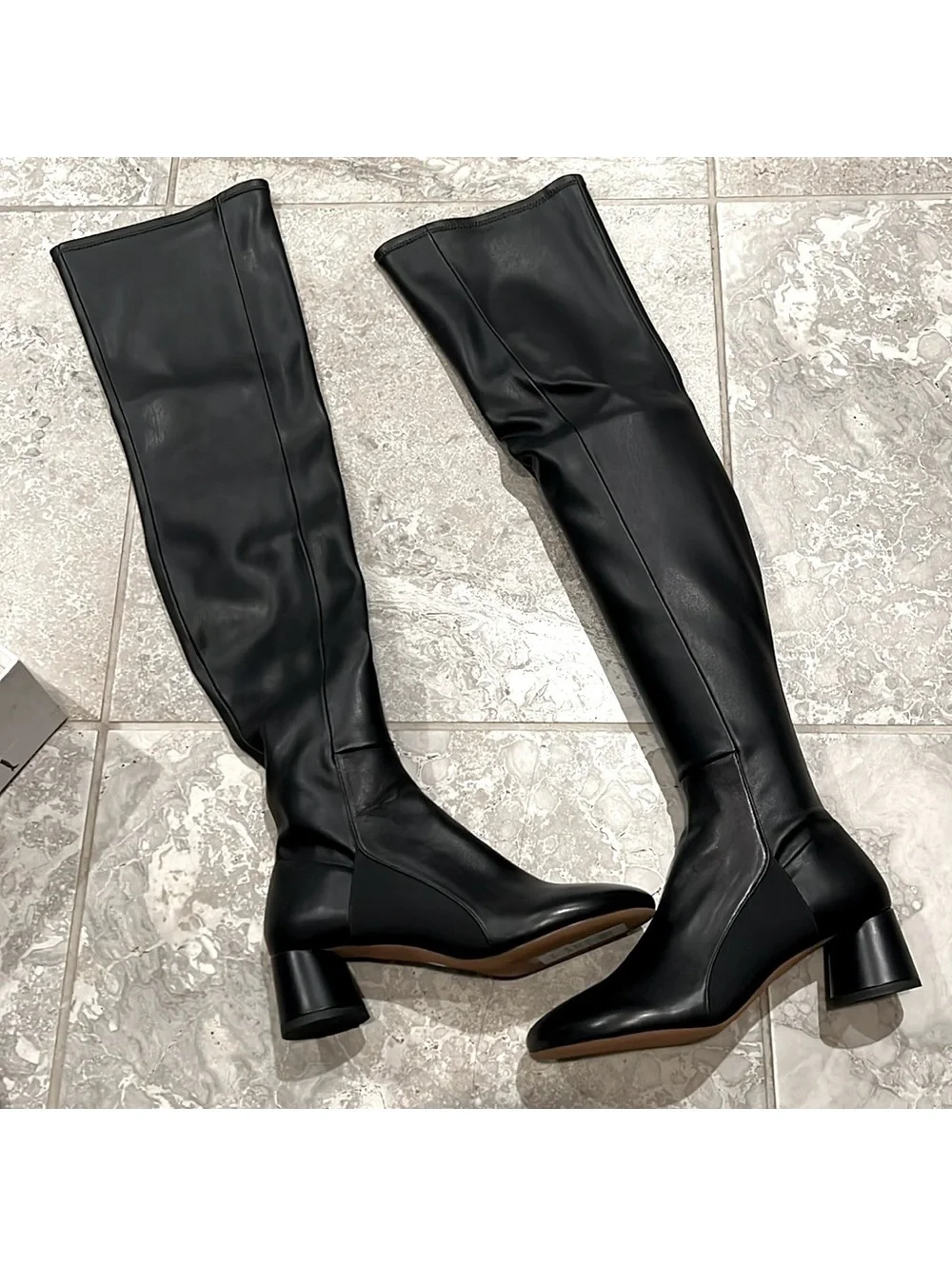 Proenza Schouler The Glove Over The Knee Boots in Black, Size 38 New + Dust Bag